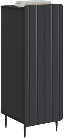 vidaXL Sideboard Schwarz 34,5 x 33 x 92 cm Holzwerkstoff
