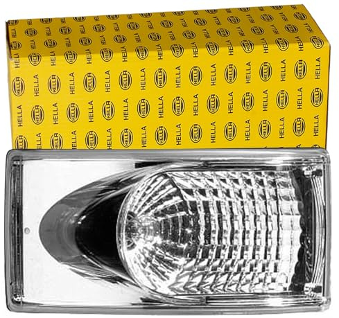 HELLA 2BA 008 805-051 Direction Indicator - Halogen - 12/24V - Fitting - Lens Colour: Crystal clear - Plug: Blade Terminal - right/left - Quantity: 1