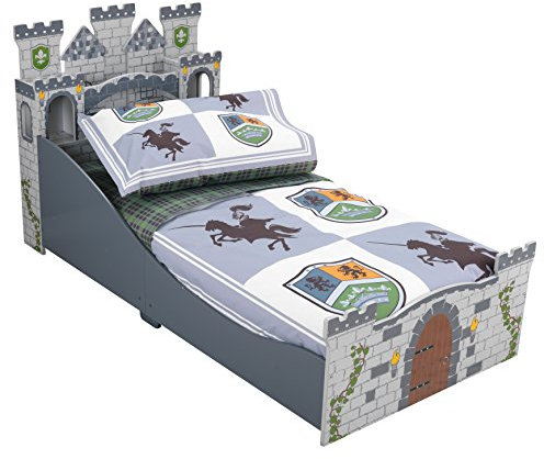 KidKraft 77007 Kinderbettwäsche mit Rittern und Schutzschildern