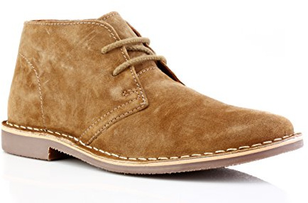 Thomas Crick Men's 'Gobi' Suede Desert Boots, Formal, Classic, Comfortable and Stylish, Fashionable Addition to Any Outfit, Made with Leather (Black/Brown/Navy/Stone)