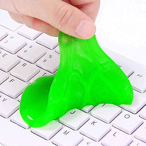 ULTRICS Universal Dust Cleaning Gel Putty Slime (3-pack), Keyboard Cleaner, Reusable Cleaner for Keyboards, Office Equipment, Laptops, Computers, Mobile Phones, Car Vents, Cameras, Printer and More