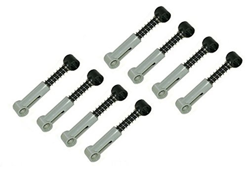 LEGO 8 pcs LOT of TECHNIC LIGHT GRAY SHOCK ABSORBERS Part Piece Spring Suspension Car Truck Chassis