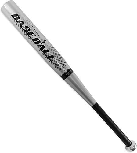normani Aluminium Baseballschläger mit rutschfestem Griff Spotter Freizeitsportler 18/26/32/34/42 Farbe Schwarz Größe 26 in