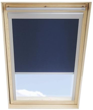 Dachfenster Verdunkelungsrollo kompatibel mit VELUX, Dunkelblau, für U08
