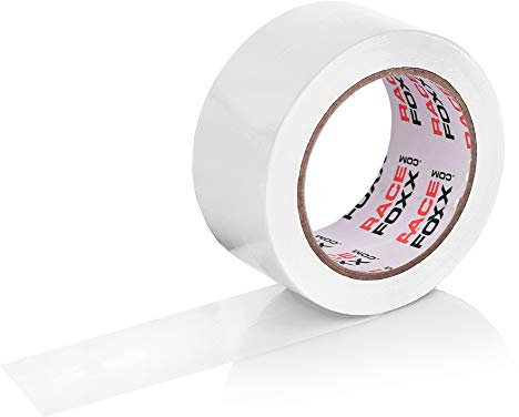 Gaffa/Gaffer Tape, Gewebeklebeband, Lasso, Panzertape, Klebeband, Kleber, weiß, RACEFOXX