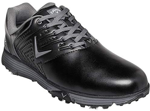 Callaway mens Chev Mulligan S Waterproof Lightweight Golf Shoes, Black Black Black, 8.5 UK