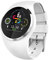 Fitness Tracker mit Herzfrequenz Blutdruck Schlaf Schritte Farbdisplay mit Animation Smartwatch Armband Uhr - 9703-0 Weiß