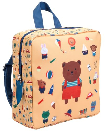Djeco Mochila Preescolar OSO Bear Vorschulrucksack (50251), Mehrfarbig