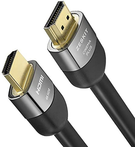 Zeskit Cinema Plus 4K 16ft CL3 in Wall High Speed with Ethernet HDMI 2.0b Cable, Compatible with Dolby Vision 4K 60Hz HDR ARC 4:4:4 18Gbps HDCP 2.2