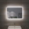 SONNI Badspiegel 50x70 cm LED Badspiegel mit Beleuchtung Badezimmerspiegel mit Touch-Schalter Wandspiegel IP44 Kaltweiß/Neutralweiß/Warmweiß