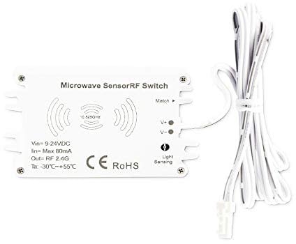 Sys-Pro Funk HF-Bewegungsmelder MiniAMP, 9-24V