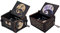 Zodors 2PCS Spieluhr Hölzerne Spieluhr Handkurbel Vintage Spieluhr This is Halloween Tune Spieluhr Melodie für Erwachsene Kinder Geburtstags