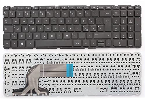 CLICK HELP Tastiera Notebook Compatibile con HP 15-D 15-E 15-N 15-R 15-F 15-G 250 G3 (Senza Frame) Compatibile