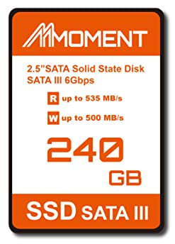 MMOMENT 240GB MS12 SATA III 6Gb/s 2.5 Inch Internal Solid State Drive SSD - up to 535MB/s
