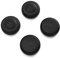 playvital Copri Analogici per Steam Deck LCD/OLED, Thumb Grip per PS Portal Remote Player, 2 Paia Gommini Joystick Caps in Silicone, Samurai&Guardian-Nero