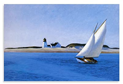 RFME Edward Hopper The Long Leg Kunstdruck für Wohnzimmer, 50,8 x 76,2 cm