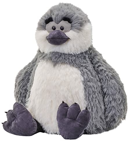 Wild Republic Snuggleluvs, Pinguin, Beschwertes Kuscheltier, 38 cm, Geschenk für Kinder, Plüschtier, Füllung aus recycelten Plastikflaschen