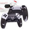 HOTLINEGAMES Manopole per controller compatibili con PS5 Dualsense Edge, accessori per controller PlayStation 5, kit pelle, nastro antiscivolo, assorbe il sudore, facile da applicare (impugnature per