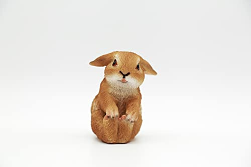 DecoTrend GmbH Dekofigur Kleiner Hase sitzend 6,5x6x8cm