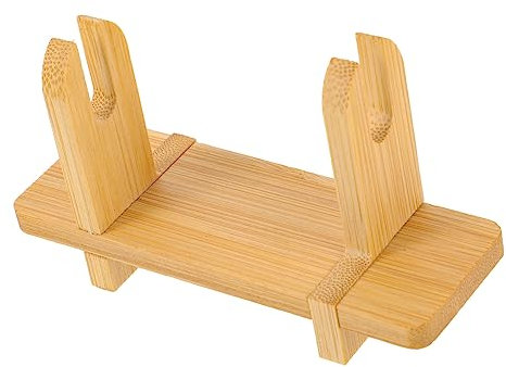 BIUDECO Porta in Bambù Longclaw Espositori Per Quadri Supporto Appendiabiti Taglierina Da Cucina Portafoto Appendi Espositore Per Porta Bambù Utensili Da Cucina