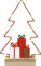 St Helens Home & Garden Xmas Haus Light Up LED Festive Wired Christmas Tree Display Battery Operated