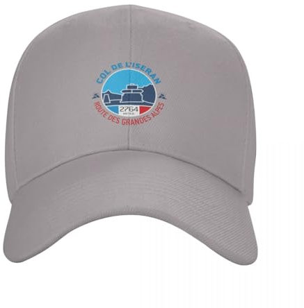 OAKITA Basecap Col de l'Iseran Route des Grandes Alpes v2 Cap Baseball Cap Strandausflug Golfmütze Damen Herren