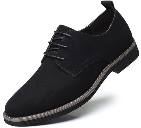 Zapatos de Vestir Ligeros para Hombre de Moda, Mocasines y Zapatos sin Cordones para Hombre de Ajuste Relajado, Zapatos de Vestir Casuales para Hombres, Zapatos de Vestir de Cuero con Cordones (Color