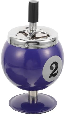 PartyKindom Selbstlöschender Aschenbecher Aus Eisen Automatischer Löschaschenbecher Für Zigaretten Kreativer Aschenbecher Für Zuhause Dekorativer Tischaschenbecher Mit Bruchfester