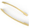 FURNIWARE Pack of 5 Cabinet Pulls, Zinc Alloy Drawer Pulls, Hardware Modern Kitchen Cabinet Door Handles, for Kitchen and Bathroom Cabinets Cupboard, Brass-192mm(7.6 Inch) Hole Center
