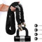 BIGLUFU Candado para Bicicleta, 100/120/150cm Cadena Antirrobo, Oro Cadena de Acero de 10/15mm con U Candado y 4 Llaves para Bicicleta, Bicicleta Electrica, Bicicleta Montaña