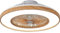 LXTEDJ Moderna Ventilatore da Soffitto con Luce, 6 Velocita Reversibile Scomparsa Silenzioso con Timer Dimmerabile LED Lampada con Telecomando per Cameretta Salotto 50cm