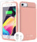 BOPPS Battery Case for iPhone 8/7/6s/6/SE(2022/2020),【2025 Upgrade 】6000mAh iPhone Charger Case 360°Protection Rechargeable Extended Battery Charging Case for iPhone SE(3rd and 2nd gen)/8/7/6s/6-4.7”