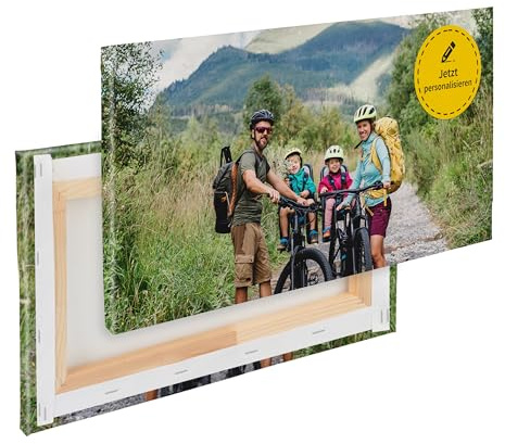 Foto auf Keilrahmen 40x20cm - personalisierte Leinwand - Fotogeschenk