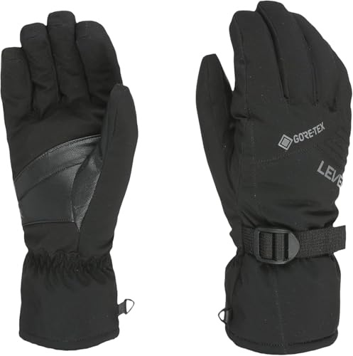 Level Freelander Gore-Tex - Ski und Snowboard Handschuhe Herren, mit Verstellbarem Riemen und Stulpe, Atmungsaktiv Thermohandschuhe Winter Herren - Schneeschuhbekleidung für Männer - 1 Paar