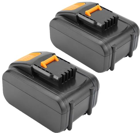 2 pezzi Shentec Batterie di ricambio per 20V 5000mAh, WA3553 WA3551.1 WA3553.1 WA3556 WA3572 WA3605 WA3641,WX390, WX176, WX178