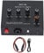 Telituny Professional Microphone Preamp, XLR/6.5mm/3.5mm Audio Interface with 48V Phantom Power, 60dB Gain & 3-Band EQ, Portable Vocal Amplifier for Studio Recording, Live