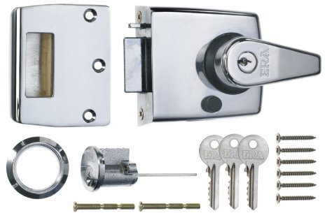 Kooples Hardware Dead Locks, Sash Locks & Night Latch for Front Doors - ERA 183/193 Night Latch -Double Locking