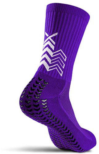 SOXPro Classic - Calze Antiscivolo Calcio - GRIP in Silicone - Uomo, Donna - Anti-vescica, Traspiranti e Professionali - Sport, Running, Padel, Tennis e Ciclismo