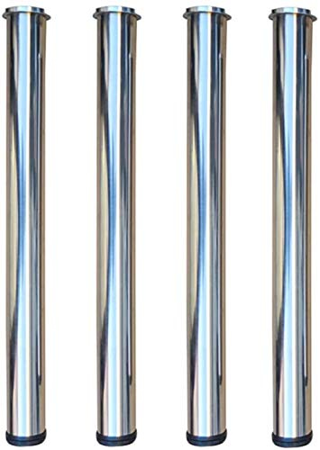 Aluminium-Tischbeine für Glastische, 60 cm, Halterung für Couchtische, langlebige Füße für Glasmöbel, modernes Design für Zuhause und Büro