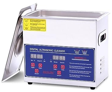MJFVN 2L 3L Optionaler Ultraschallreinir Digital Ultra Cleaner Badtimer Edelstahlbox-Reinigungsmaschine(3L)