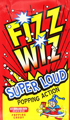 Strawberry Popping Candy Fizz Wiz - Box of 50