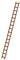 Günzburger Steigtechnik Munk 33123 Holz Dachleiter Braun 9.4kg