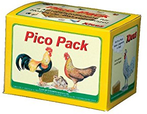 Klaus Pico Pack 4 Srück Geflügelstein dient der Besseren Federbildung, fördert Das Wachstum der Küken und beugt Federfressen vor