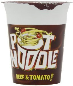 12 X POT NOODLE BEEF/TOMATO £1.09 90 g (12 PACK BUNDLE)