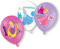 Amscan 999236 - 6 Latexballons Prinzessin, Durchmesser 27,5 cm, Dekoration, Luftballon, Geburtstag, Themenparty