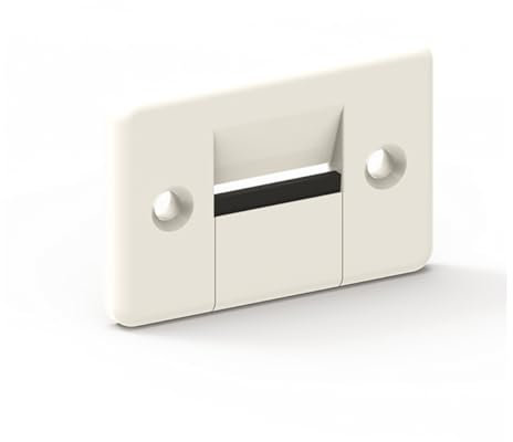 Stahl Rolladen Gurtführung, Gurtleitrolle für Rollladengurt bis 23mm Gurtdurchführung mit Bürstendichtung | Montage OHNE Gurtausbau