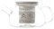 Maxwell Williams Lille Glas Teekanne mit-Ei 700 ml GB, Grau