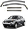 iSpeed Wind Deflectors For Nissan Juke mk1 2010-2019 5 Door SUV 4pc set - Keep Your Car Ventilated in Rain - Reduce Wind Turbulence - Tinted In-Channel Type