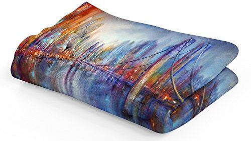 PICANOVA – Unterwegs 100x70cm – Extraweiche Decke, 525g/qm – Absolute Premiumqualität Aus Hautfreundlichem Plüsch – Unschlagbar Weich Und Gemütlich – Design Von Annette Schmucker
