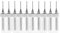 Lot de 10 forets en carbure de tungstène pour circuits imprimés Maso 0,8mm - Tige 1/8 pour PCB, Dremel, Bijoux, CNC, métaux mous, circuit imprimé, outil de gravure, multicolore